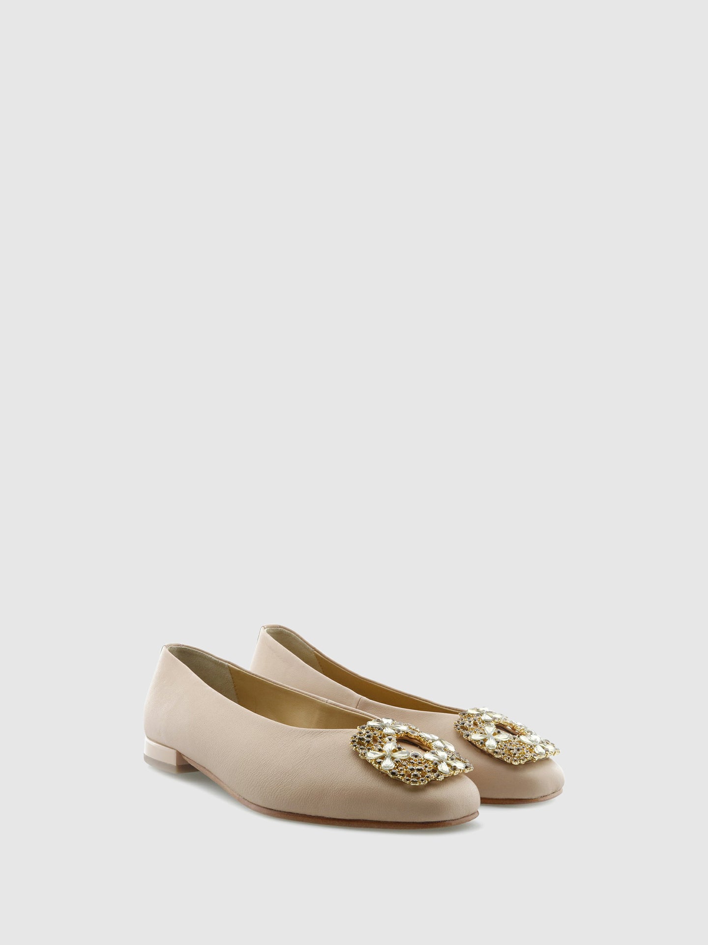 PARODI SHOES Sabrinas com Apliques 53/1950NUDE Nude